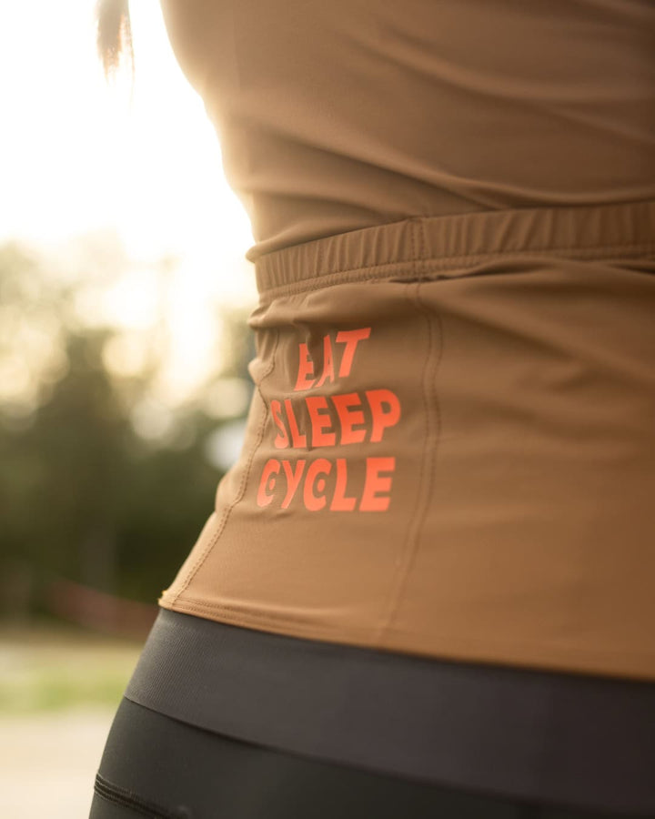 Samarreta Eat Sleep Cycle Lite per a dona - Crua