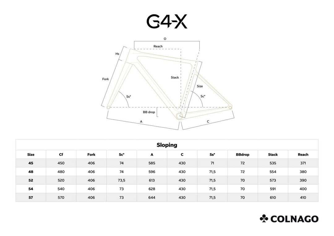 Bicicleta de grava Colnago G4-X (Shimano GRX 820 2x)