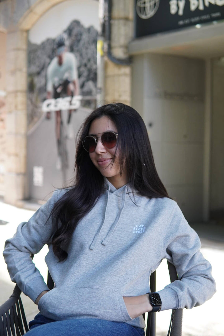 Eat Sleep Cycle Unisex Grey Hoodie
