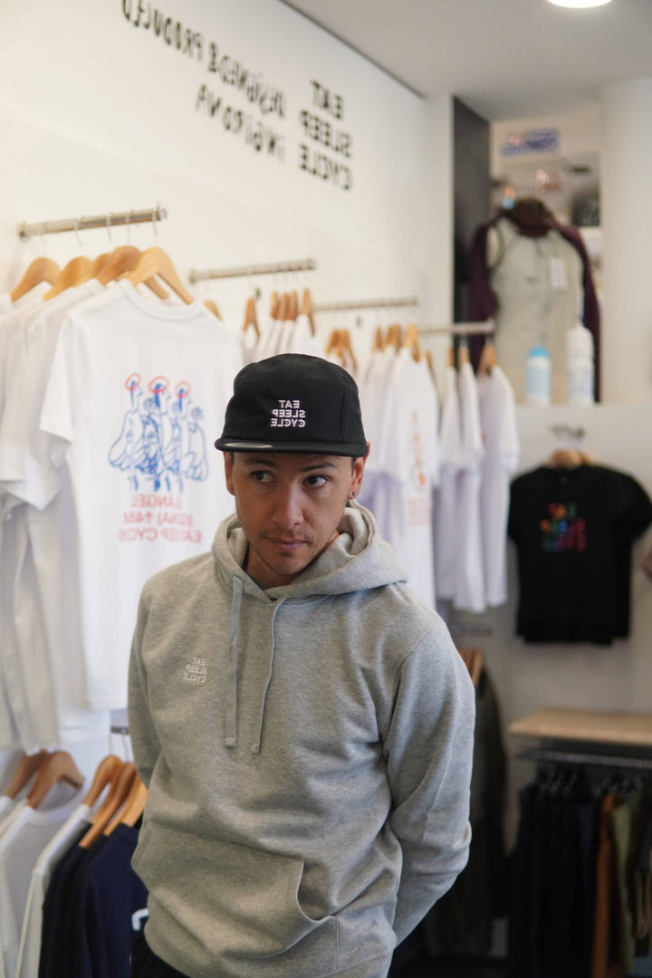 Gorra Eat Sleep Cycle - Negra/Blanca