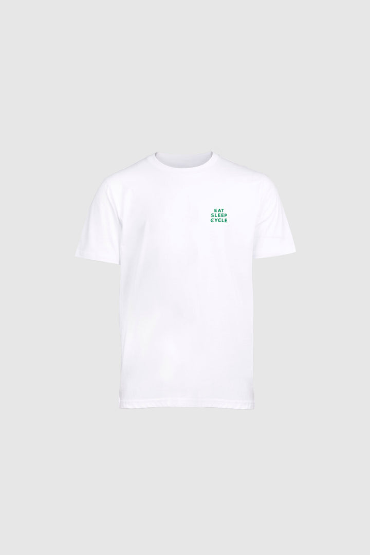 Camiseta Unisex Málaga Puerto del León Blanca