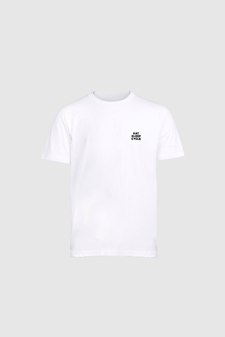 Samarreta unisex Eat Sleep Cycle Off-White