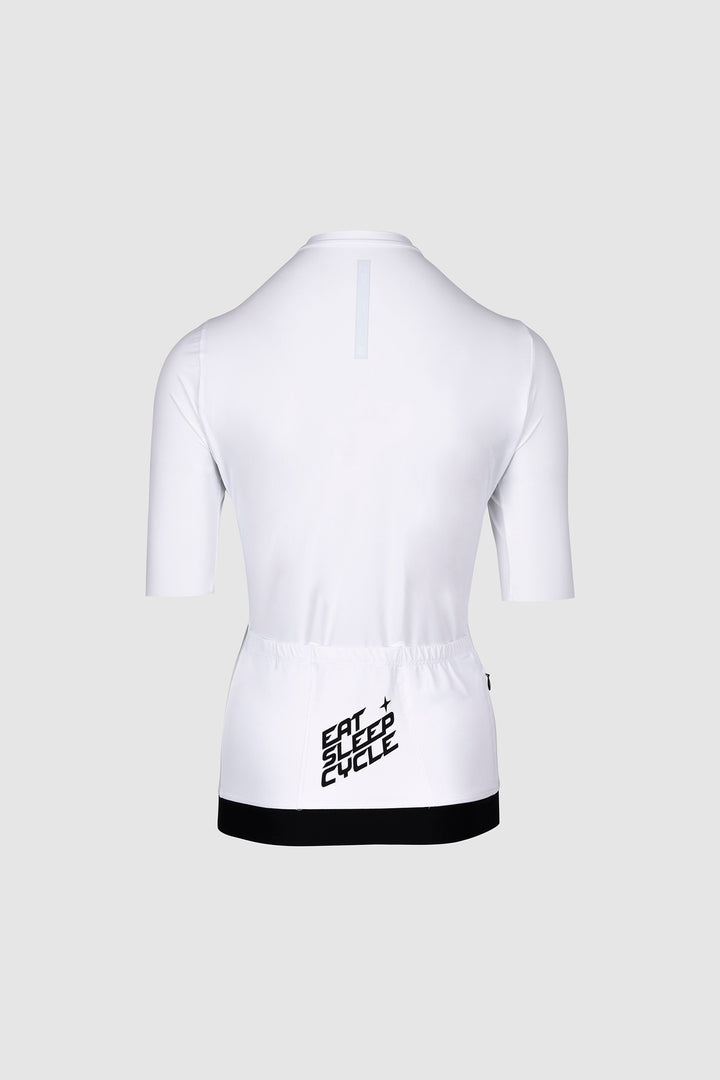 Eat Sleep Cycle Women´s Lite Jersey - Bianco