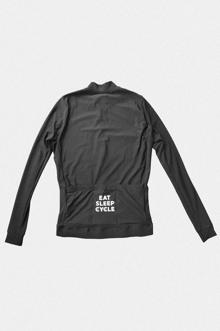 Eat Sleep Cycle Men Long Sleeve Jersey - Nero