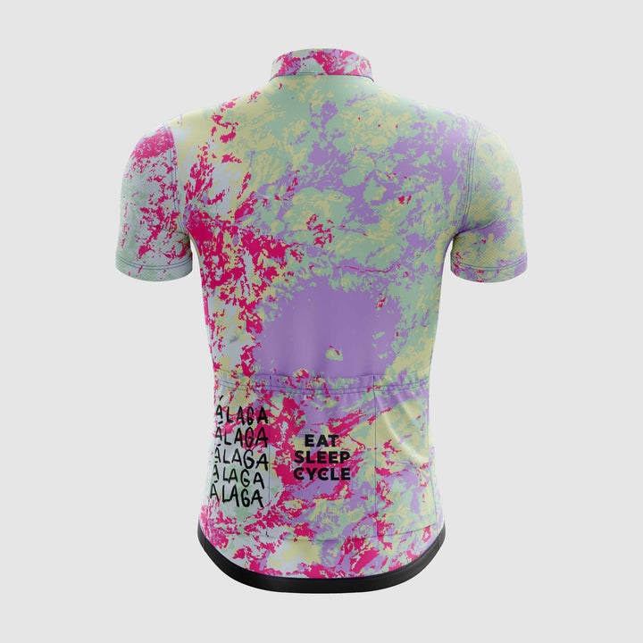 Samarreta Eat Sleep Cycle Lux Màlaga Verd/Rosa Home