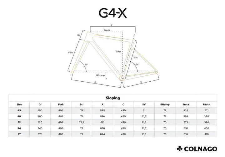 Colnago G4-X Gravel Bike (Sram Rival AXS 1x) Size 480