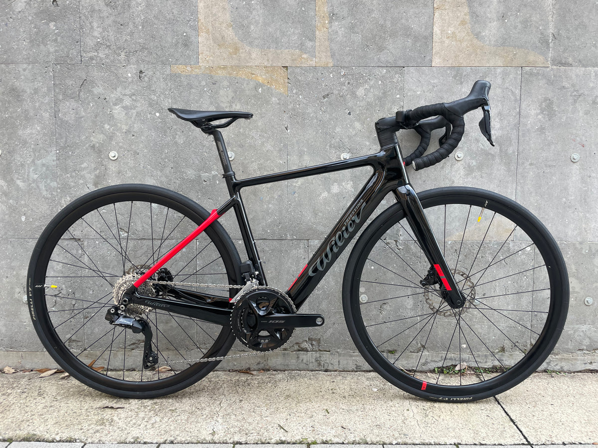 Bicicleta de carretera híbrida Wilier Garda (Shimano 105 Di2) Exposició 2025 Mida S