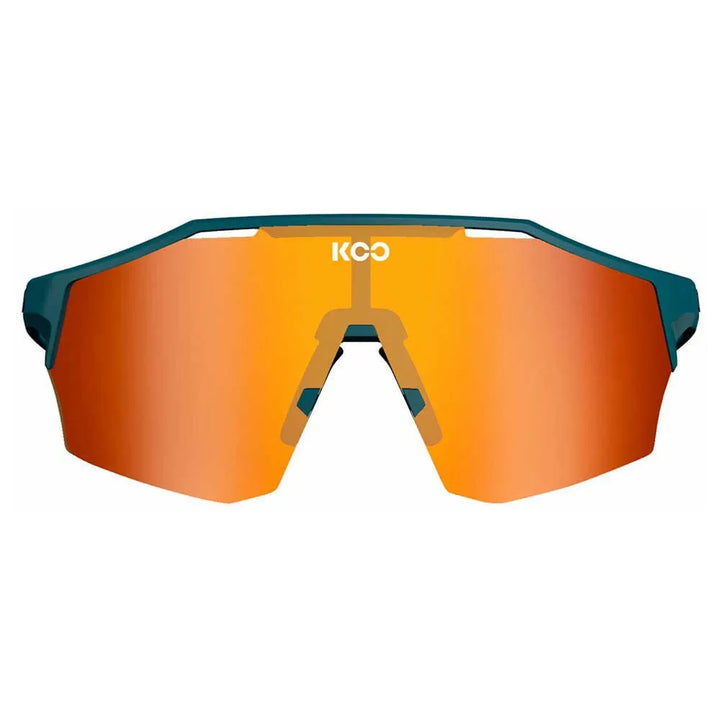 KOO Cycling Glasses - Alibi - Dark Blue Matt / Lense Red Photocromic