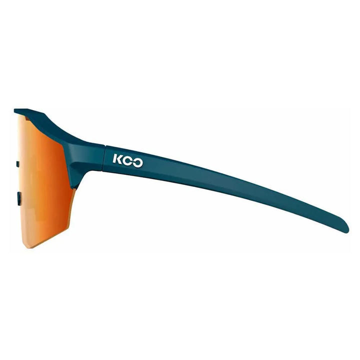 KOO Cycling Glasses - Alibi - Dark Blue Matt / Lense Red Photocromic