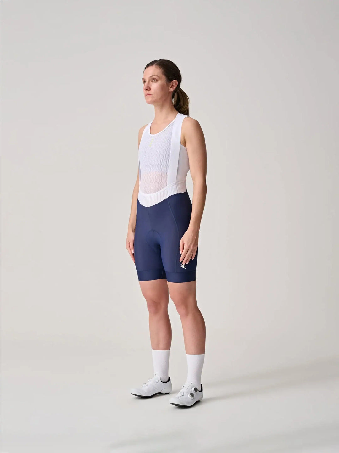 MAAP - Culote corto para mujer Evo Navy White