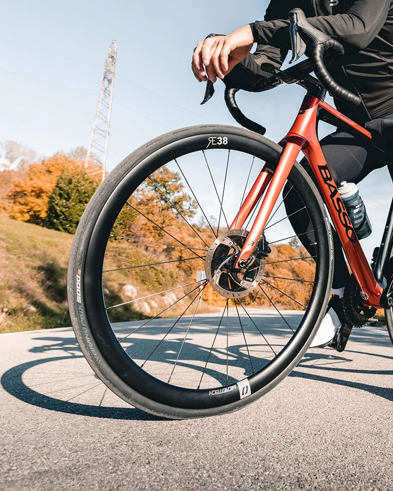 Joc de rodes de carretera de carboni Microtech RE38