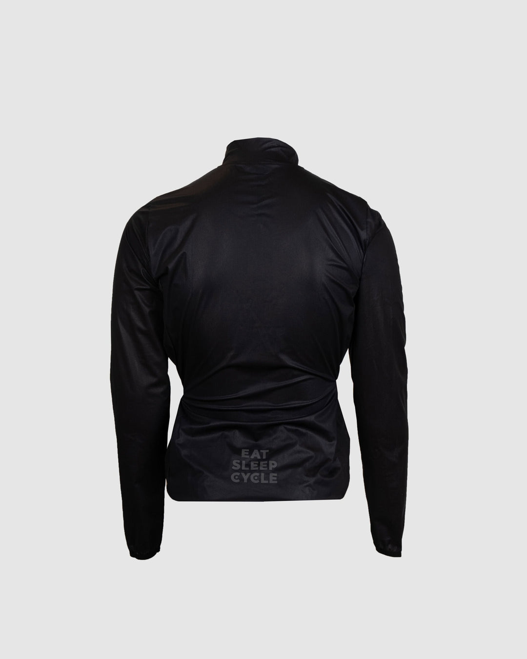 Eat Sleep Cycle Black Rain Jacket