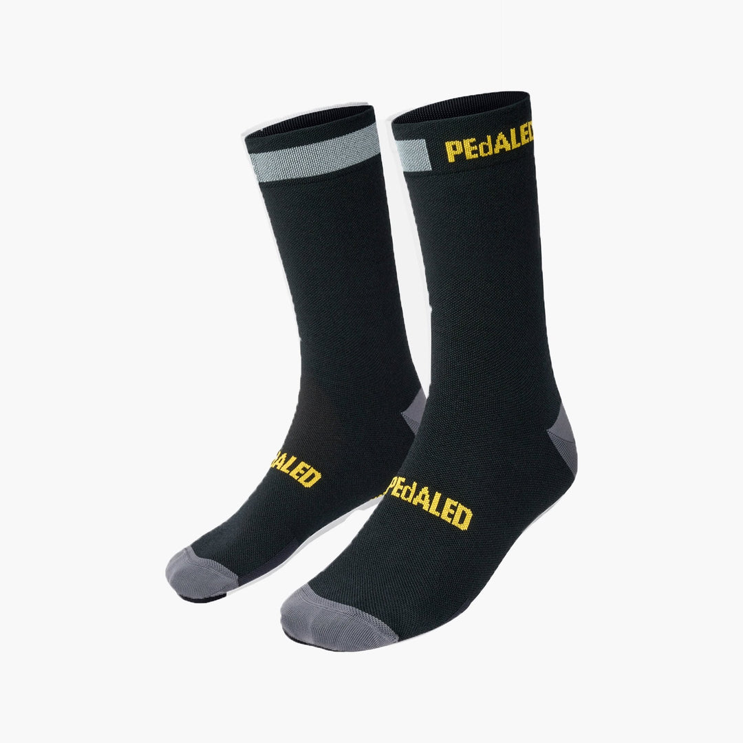 Calcetines reflectantes PEdALED Odyssey - Negros
