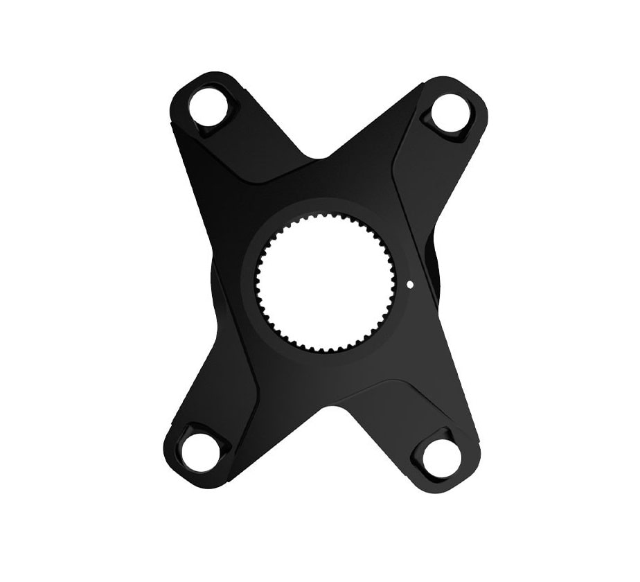 Rotor Spider Road 110x4 DIN 2X/1X Negro Brillo