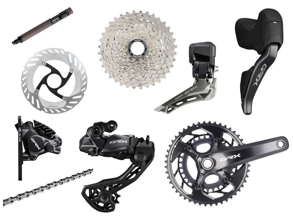 Shimano GRX RX825 2x12 Di2 Groupset – Eat Sleep Cycle Store