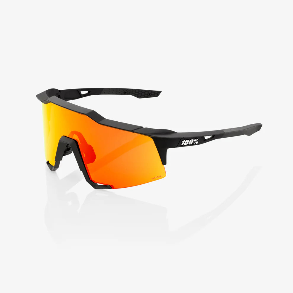 100% Speedcraft SL Soft Tact Black - Hiper Red Multilayer Mirror