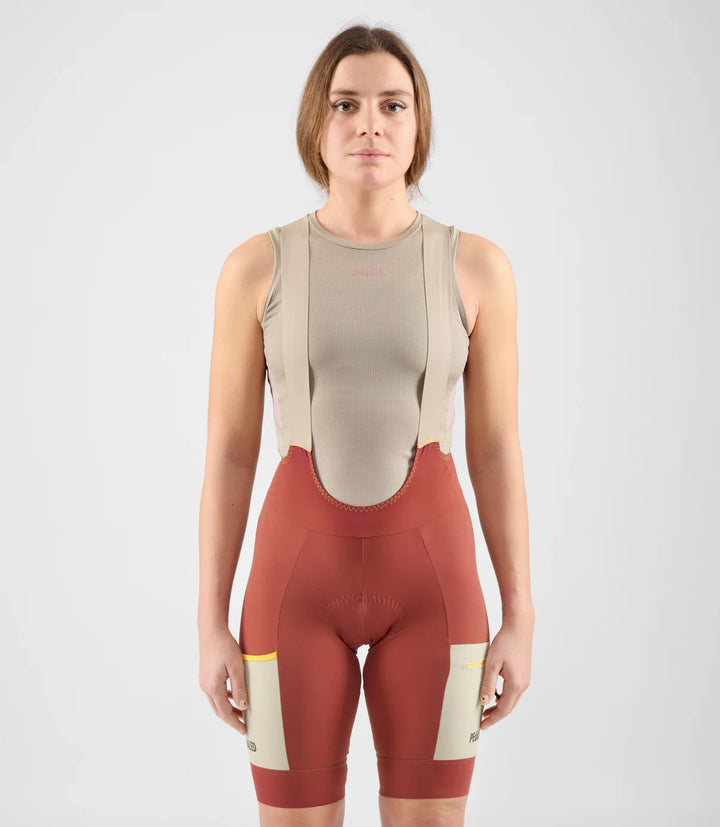 Culote corto con tirantes Odyssey para mujer de PEdALED