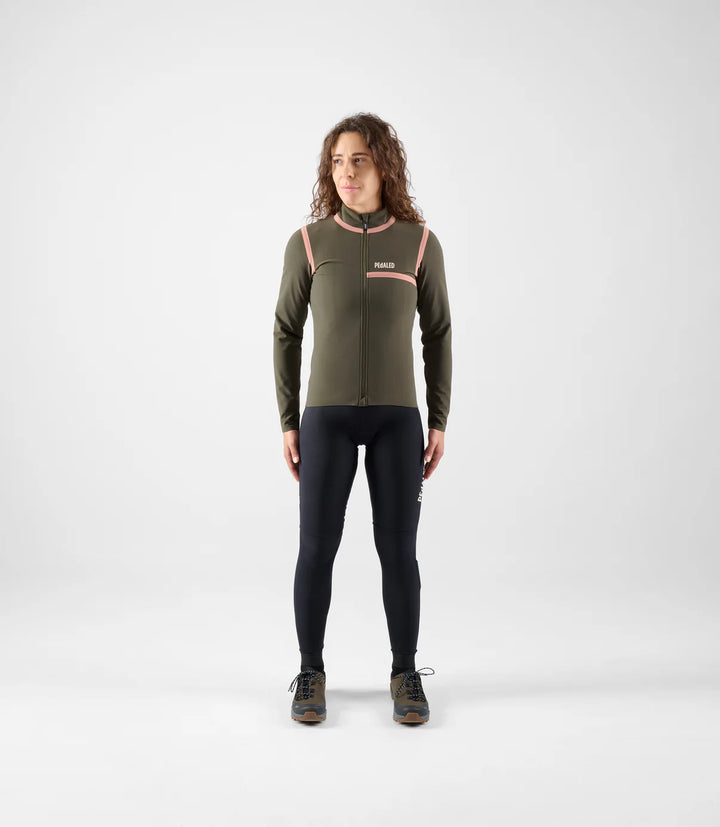 PEdALED Women's Odyssey Waterproof Thermo Jacket Dark Grey