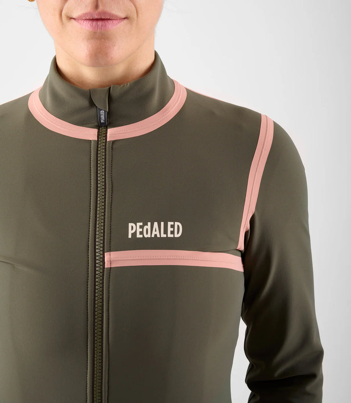 PEdALED Women's Odyssey Waterproof Thermo Jacket Dark Grey