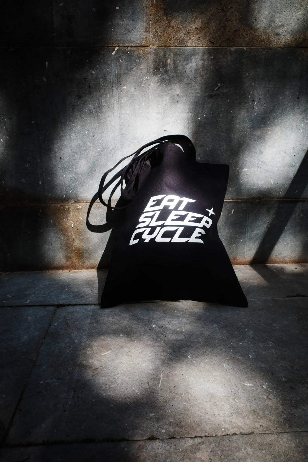 Eat Sleep Cycle Speed Logo Tote Bag