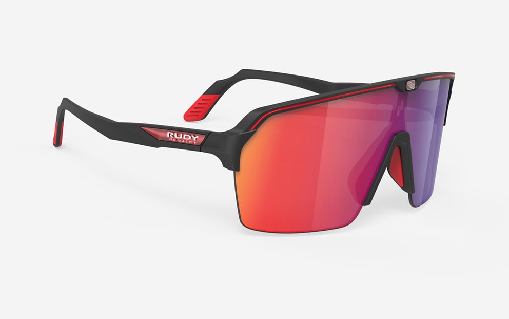 Rudy Project SPINSHIELD AIR Black Matte Mls Red