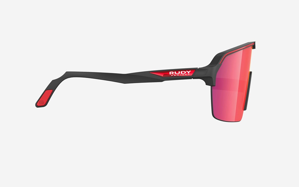 Rudy Project SPINSHIELD AIR Black Matte Mls Red