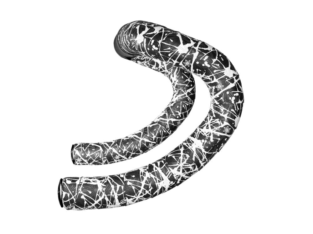 supacaz lenkerband SUPACAZ SuperStickyKush- Splat Weiß – Eat Sleep Cycle Store