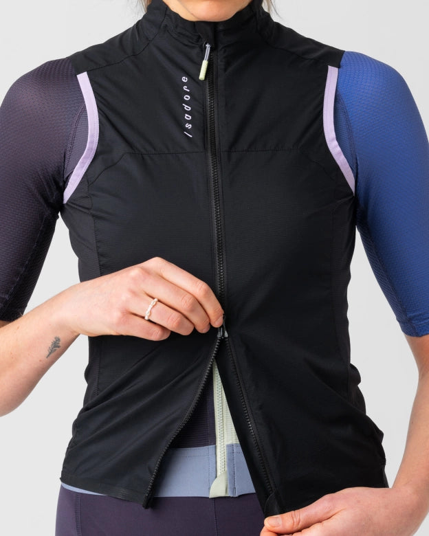 Chaleco cortavientos alternativo para mujer Isadore