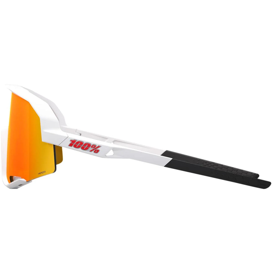 100% SLENDALE Blanc Mat HiPER® Rouge Lentille Miroir Multicouche