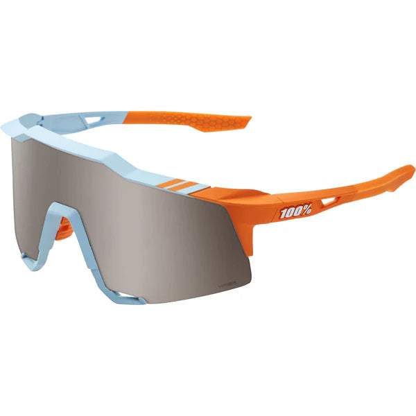 100% Speedcraft - Soft Tact Two Tone - HiPER Silver Mirror Lens