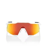 100% Speedcraft - Soft Tact Off White - HiPER Red Mupltilayer Mirror Lens