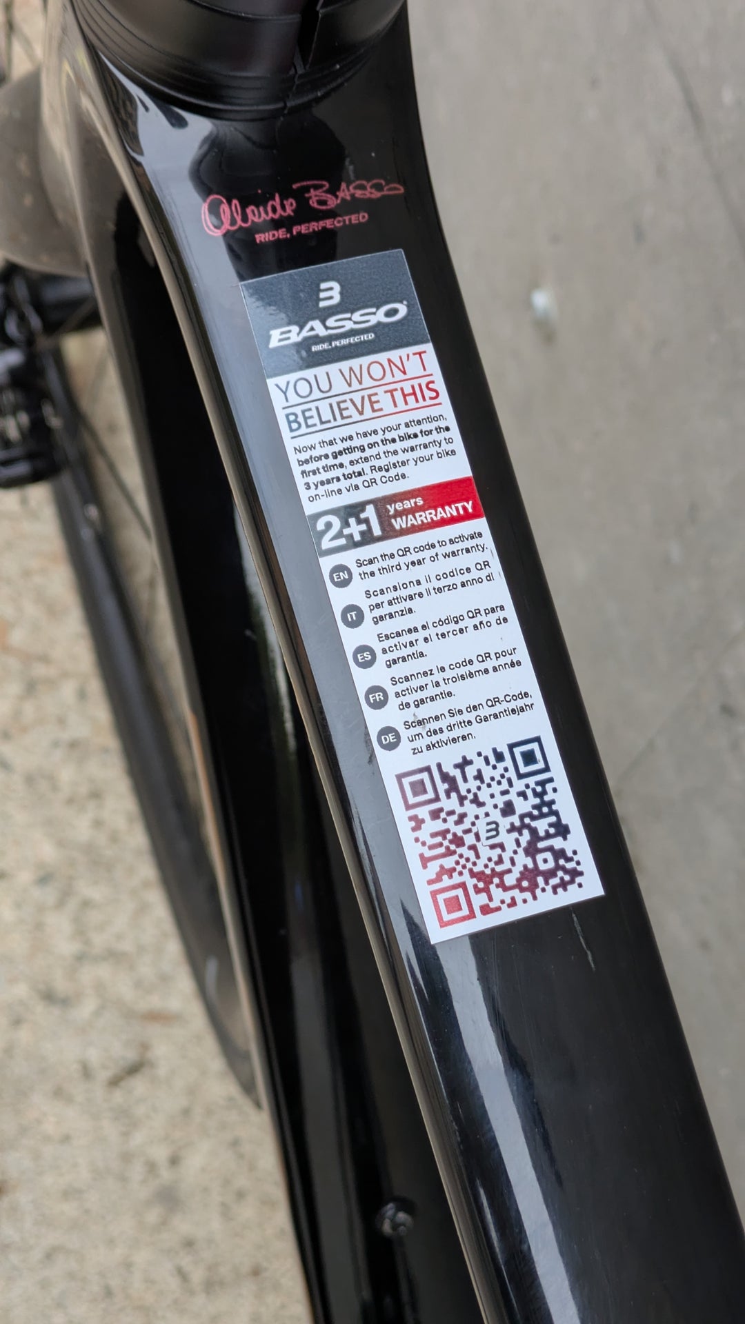 Basso Venta R (Shimano 105) Ex-Demo 2025 Size 48