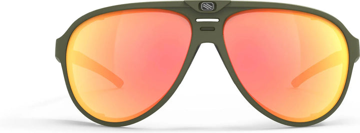 Rudy Project STARDASH Olive Matte Multilaser Orange