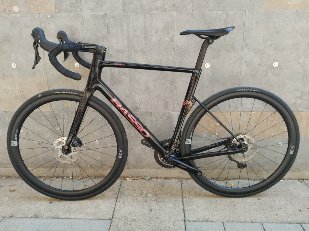 Basso Venta (Shimano 105 12 velocità) ex demo, taglia 53 cm, ruote in carbonio