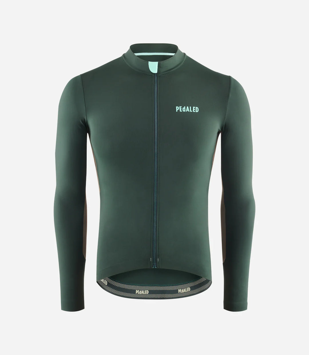 PEdALED Element LS Jersey Green Men