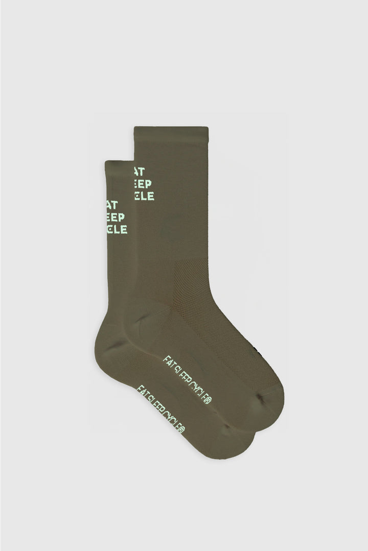 Eat Sleep Cycle Logo Socks