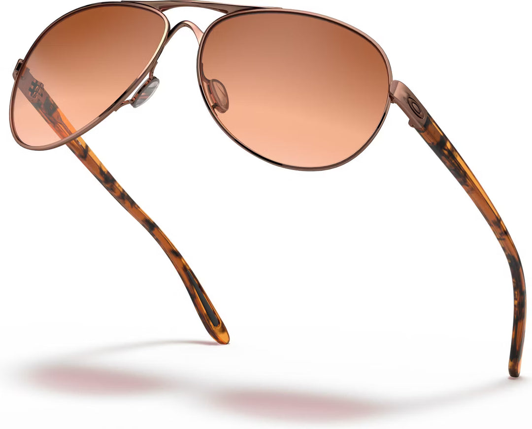 Oakley Feedback - Rose Gold - VR50 Brown Gradient