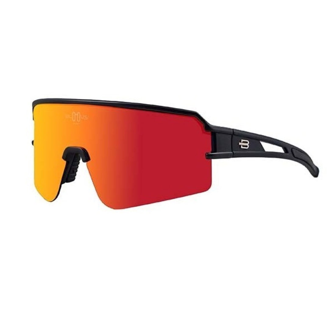 BLOOVS Flandes Matte Black - Orange Mirror Polarized