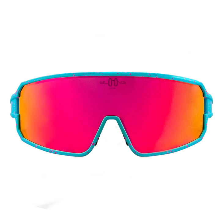 BLOOVS Kona light blue dotted - pink lens