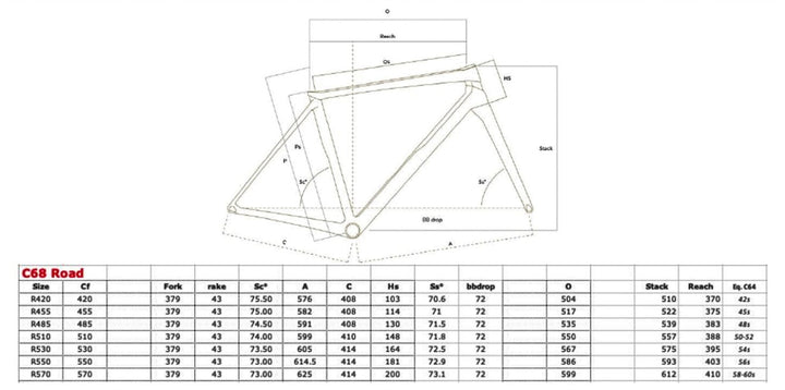 Colnago C68 Disc Road Bike (Shimano Ultegra R8170 Di2) Vision SC45