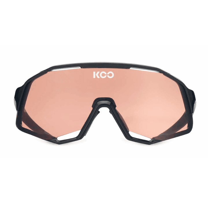 Ulleres de ciclisme KOO - DEMOS Glass Negre/Rosat Mirall