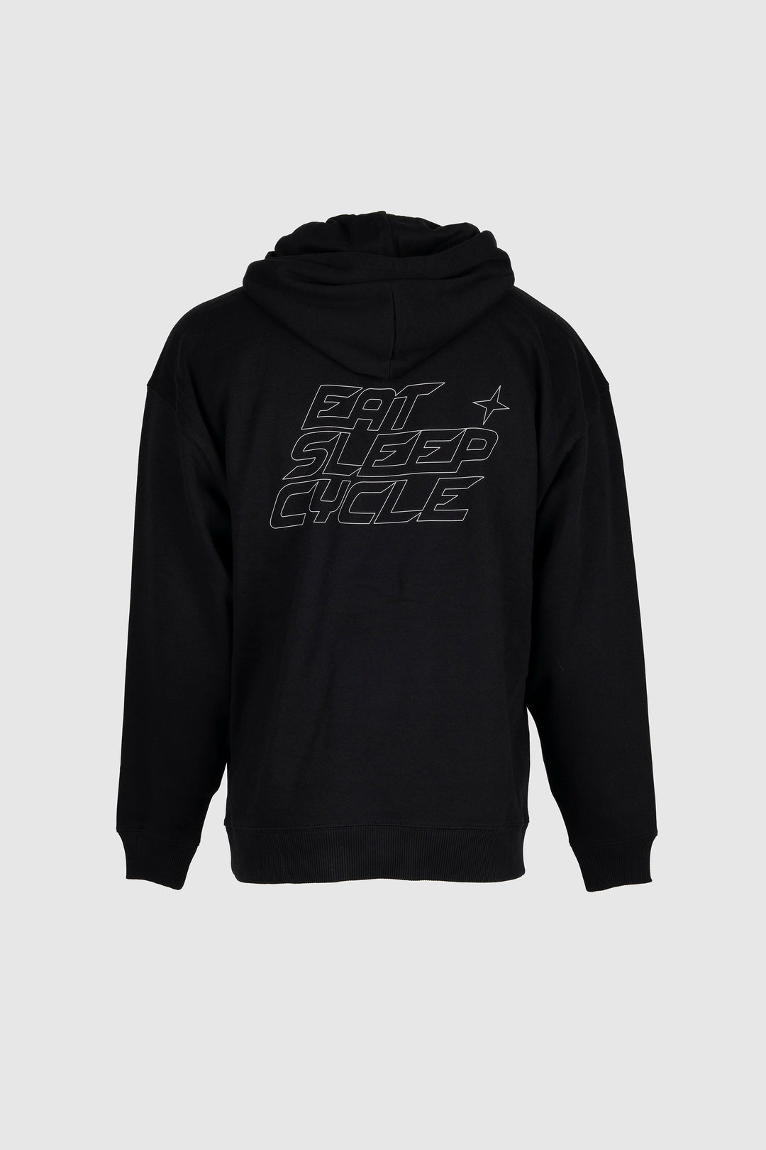 Eat Sleep Cycle Unisex Speed Logo Hoodie - Black