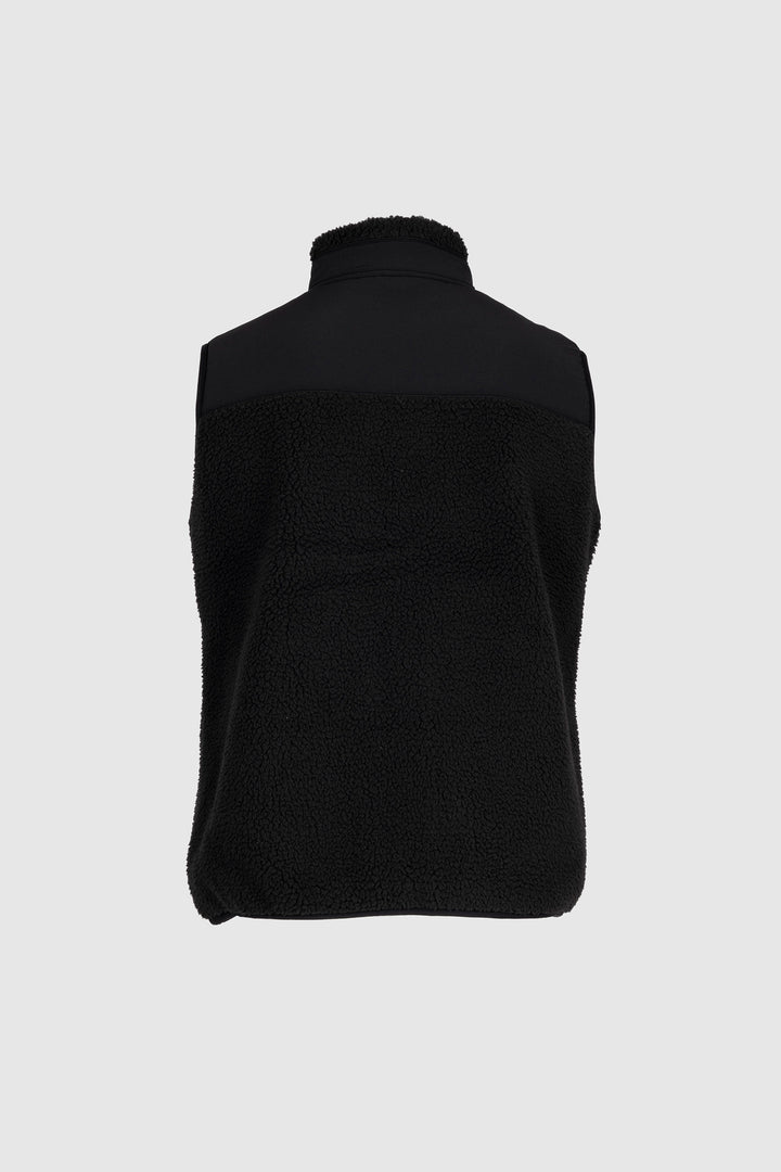 Eat Sleep Cycle Unisex Fleece Vest - Black