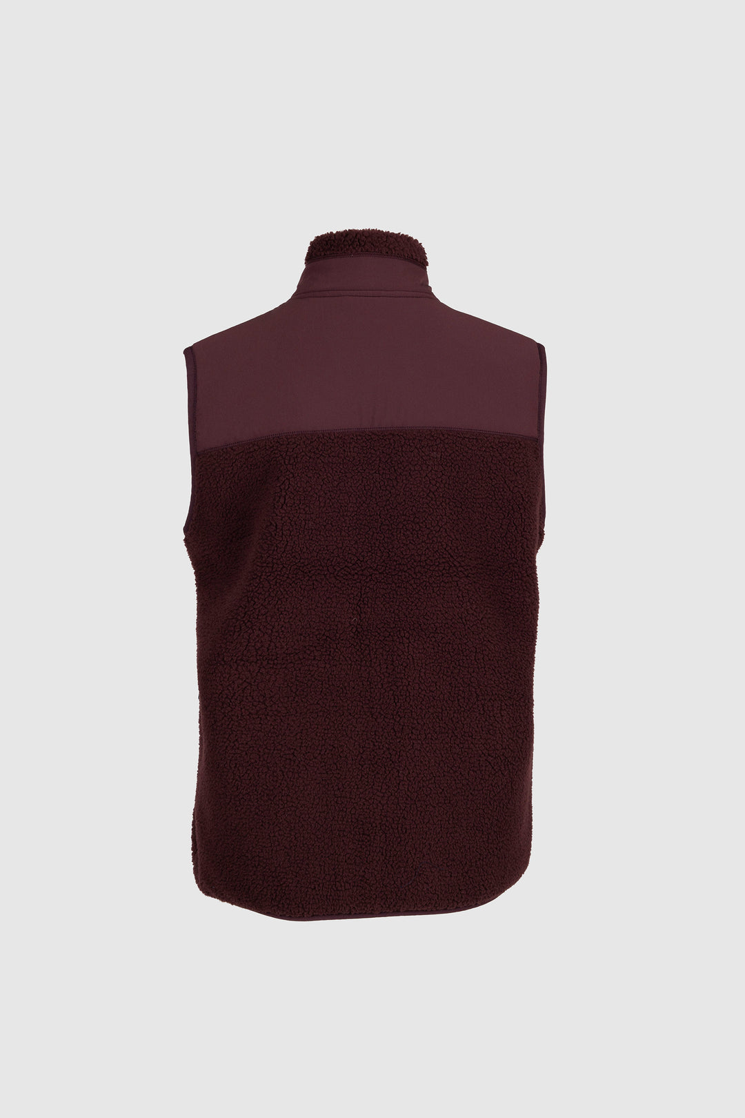 Eat Sleep Cycle Unisex Fleece Vest - Red/Brown