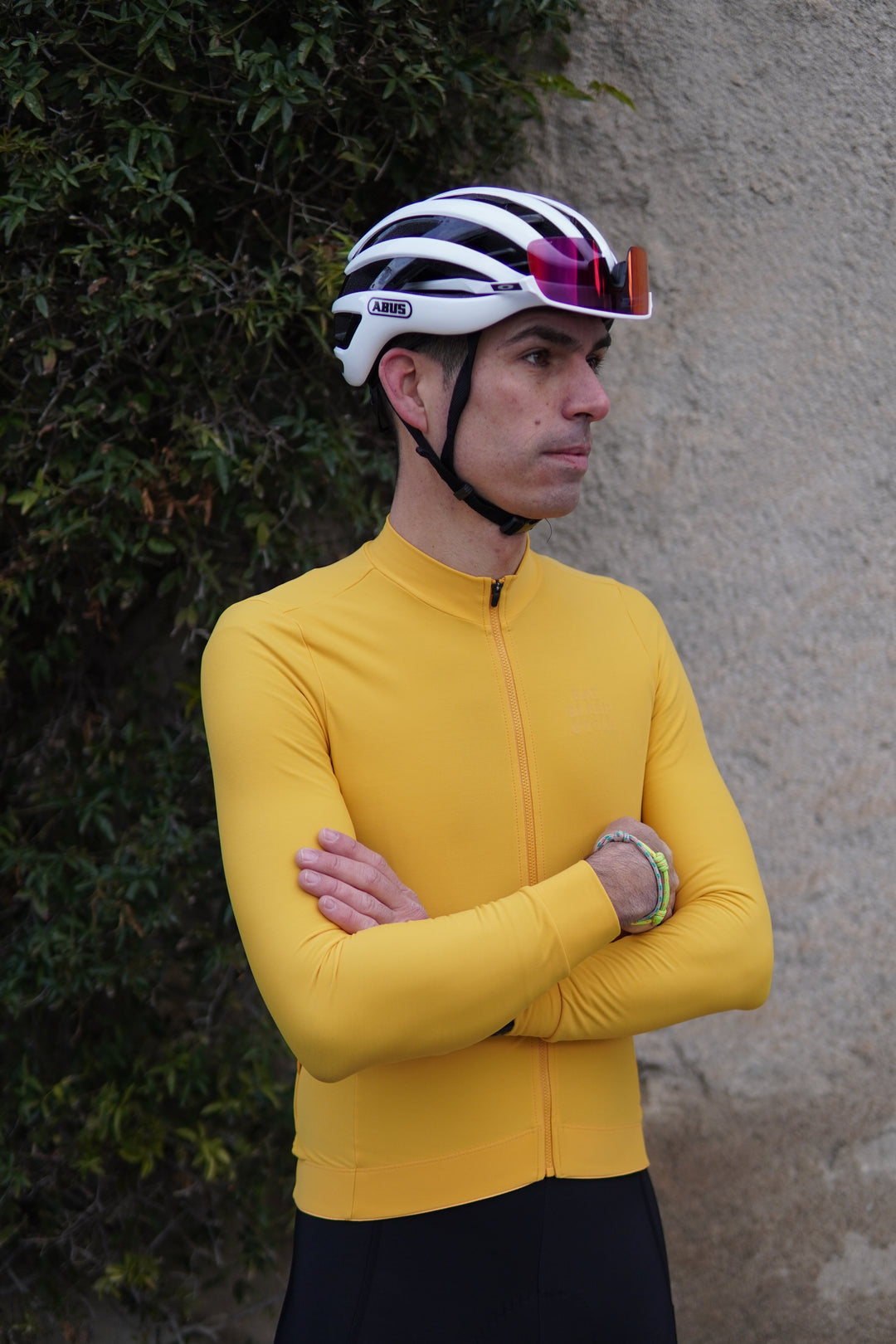 Eat Sleep Cycle Long Sleeve Jersey - Flan