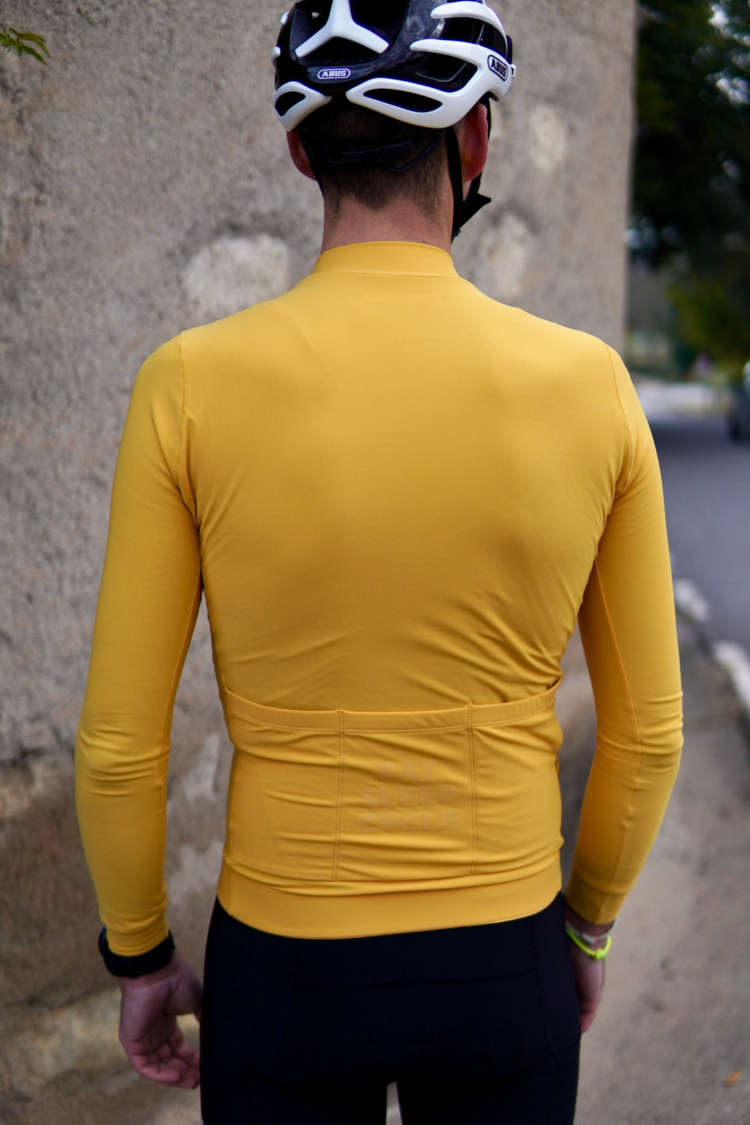 Eat Sleep Cycle Long Sleeve Jersey - Flan