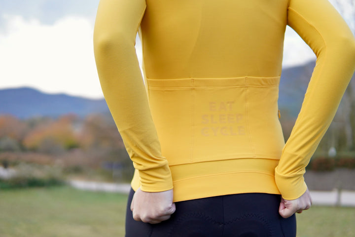 Eat Sleep Cycle Maillot à manches longues pour femmes - Flan