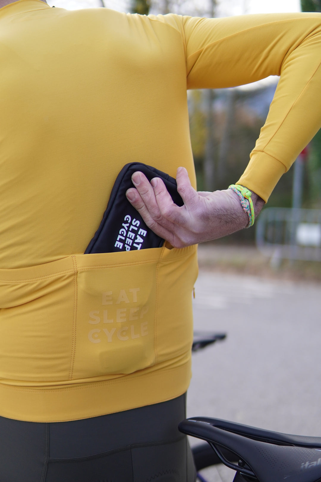 Eat Sleep Cycle Phone Case - Black