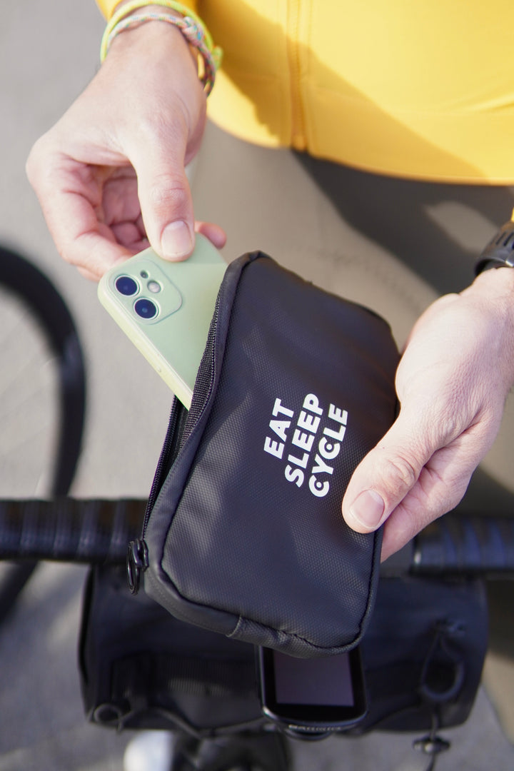 Eat Sleep Cycle Phone Case - Black