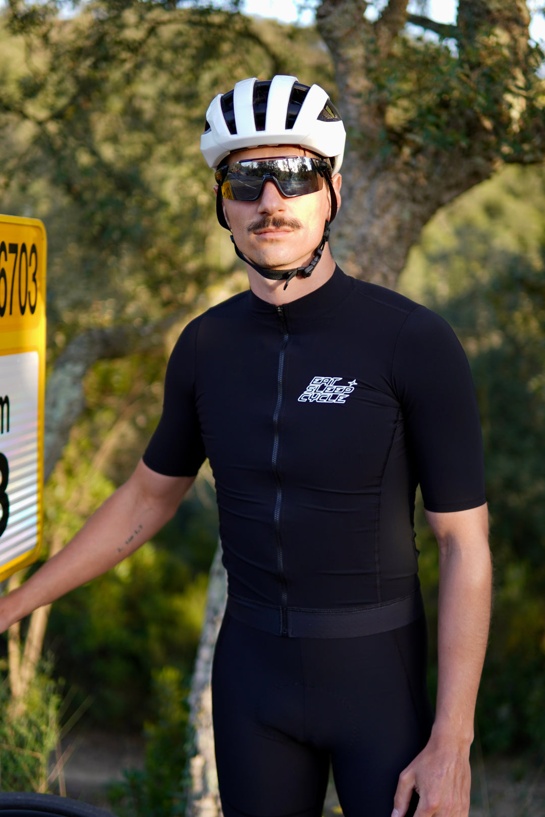 Maglia da corsa Eat Sleep Cycle - Nera